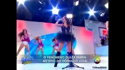 Domingo Legal - Dulce Maria canta Inevitable 15 08 2010 