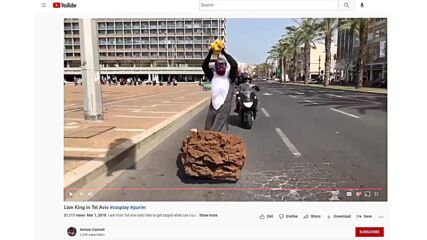 This is what happens when extreme cosplay makes love with stupidity on a skateboard