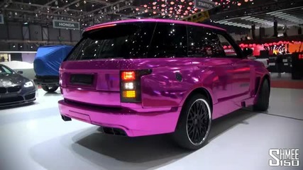 Най-мъжкият всъдеход''range Rover-mystere''в розово