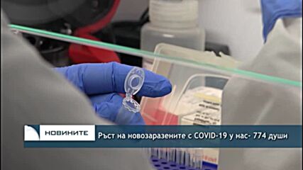 Ръст на новозаразените с COVID-19 у нас- 774 души