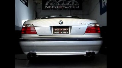 Bmw 740i with Eisenmann Exhaust by Need 4 Speed Motorsports
