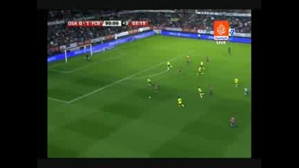 Osasuna - Fc Barca 1 - 1 ( 31/10/09) 