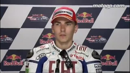 Jorge Lorenzo interview after the United States Gp 
