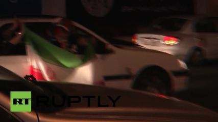 Iran: Iranians celebrate volleyball victory over USA