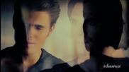 stefan+damon+elena - I loved you with a fire red, now it's turning blue