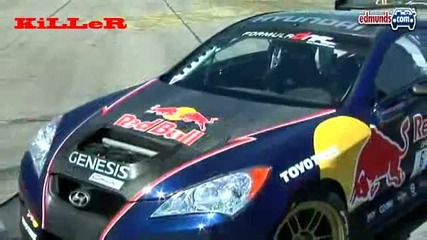 Drifter Rhys Millen Hyundai Genesis Drifting 