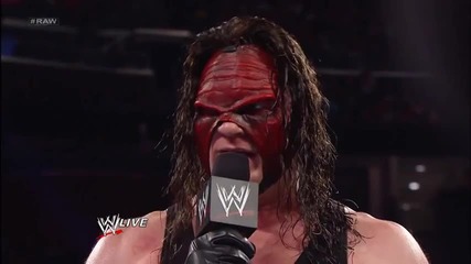 Kane vs The Miz + Kane unmasks