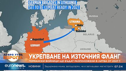 Германски войници ще бъдат разположени в Литва от 2027 г.