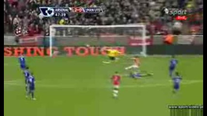 Arsenal Vs Manchester United Samir Nasri 2
