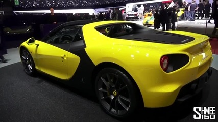 First Look- $4m Pininfarina Sergio in Yellow - Geneva 2015