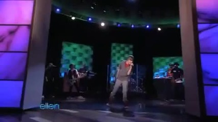 Justin Bieber on ellen interview and performance baby