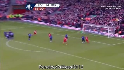 Ман Юнайтед отпаднаха от F.а Cup - Ливърпул - Ман Юнайтед 2:1 [28.01.2012]