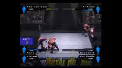Royal Rumble Match - Smackdown: Here Comes The Pain (ps2)