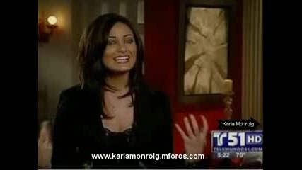 Интервю С Karla Monroig [ El Rostro De Analia ] *