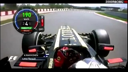 F1 Гран при на Испания 2013 - Raikkonen на Q3 [hd][onboard]