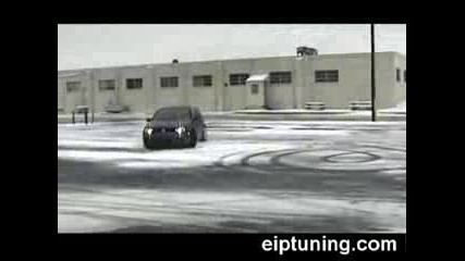 Vw Golf R32 Vr6 Eip Tuning Turbo Drift And Donuts In Snow