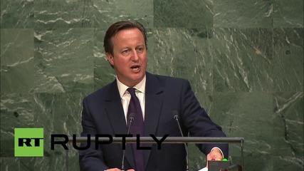 USA: David Cameron talks poverty, climate change & free trade ahead of UNGA