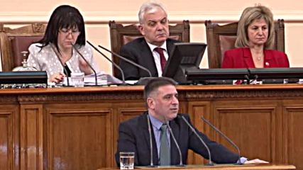 Данаил Кирилов прочете мотивите на ГЕРБ за оставката на Жаблянов