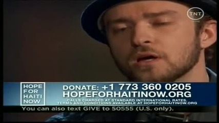 Justin Timberlake - Hallelujah - Hope For Haiti Now Music video 