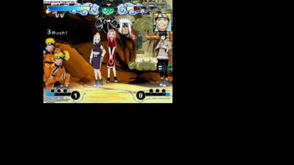 Naruto Battle Arena 2 M.u.g.e.n Naruto Kun Vs Kakashi Vs Naruto Vs Sasuke Vs Kiba 