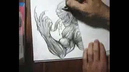 Speed Drawing Of Venom