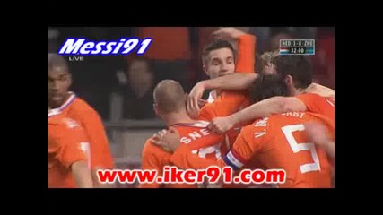 19.11 Холандия - Швеция 3:1 Робин Ван Перси гол