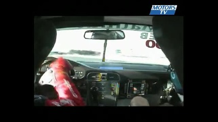 Loeb et Barthez camera embarquee Porsche Carrera Cup 2008 