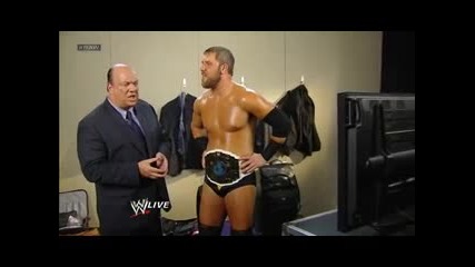 Curtis Axel се подготвя за по късно мач срещу Cm Punk