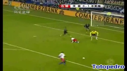 22.04 Хамбургер - Вердер 1:1 Ивица Олич гол ! Купа на Германия