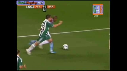 Aston Villa - Rapid Wien 1 - 0 (2 - 1,  27 8 2009)