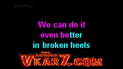 Alexandra Burke - Broken Heels - karaoke (instrumental) 