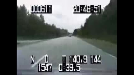 Lotus Omega vs Swedish Police 