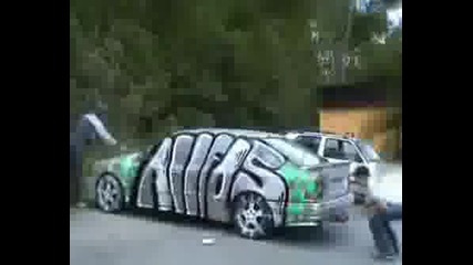 Graffiti On Car