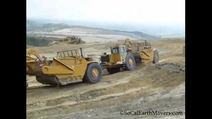 Как Работят Скреперите Caterpilar