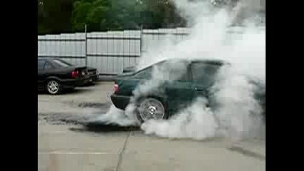 Bmw crazzzzy burnout