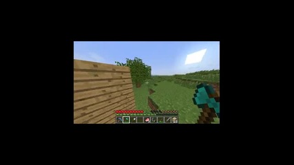 Minecraft - Survival Оцеляване - Епизод 10 - Събиране на дърва -