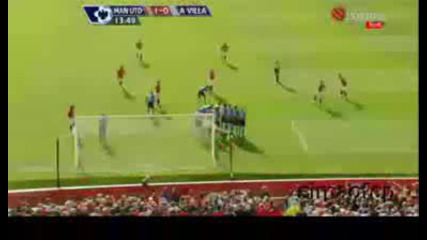 Манчестър Юнайтед 1:0 Астън Вила Гол на Роналдо