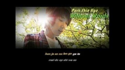 You re Beautiful (ost) - Without Words (park Shin Hye) w Si 