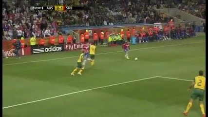 Australia 2 - 1 Serbia (goal Pantelic) 