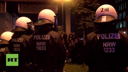 Германия: Камъни прехвърчат по време на анти-бежански протест в Дортмут