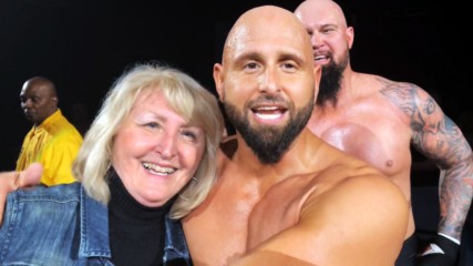 Karl Anderson shares a "too sweet" moment with his mom