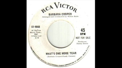 Barbara Cooper What s One More Tear 