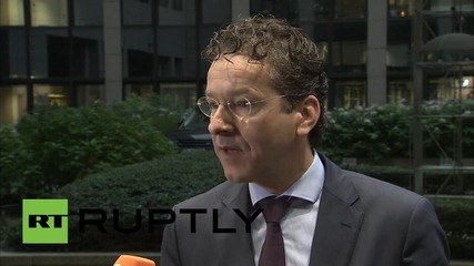 Belgium: Eurogroup finance ministers arrive in Brussels for talks