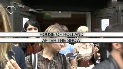 fashiontv Ftv.com - House Of Holland After The Show Ss 09 