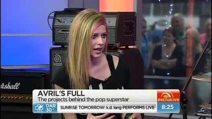 Avril Lavigne Interview (sunrise 2011)