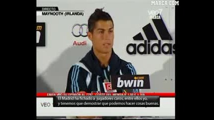 Cristiano Ronaldo - Трябва да спечелим всичко
