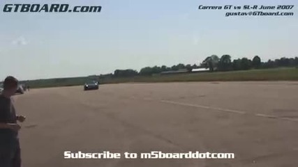 Hd mclaren mb sl - R vs carrera gt 50 - 300 km h slr (30 - 190++mph) real world est 