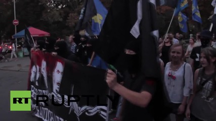 Ukraine: Nationalists march to support Buzina murder suspects in Poltava