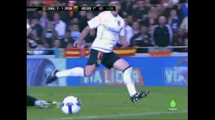 Valencia Cf - Fc Barcelona 2 - 1 de Pablo Hernandez