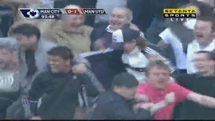 Manchester City vs Manchester United scholes goal